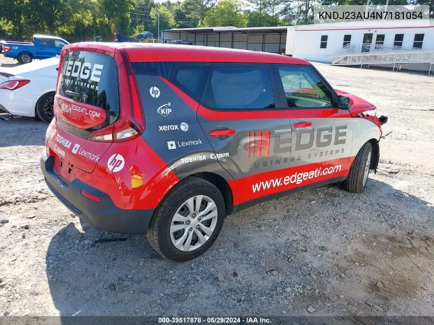 2022 Kia Soul Lx VIN: KNDJ23AU4N7181054 Lot: 39517878