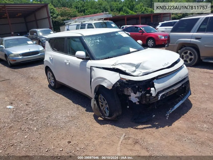 2022 Kia Soul Lx VIN: KNDJ23AU1N7811757 Lot: 39597646