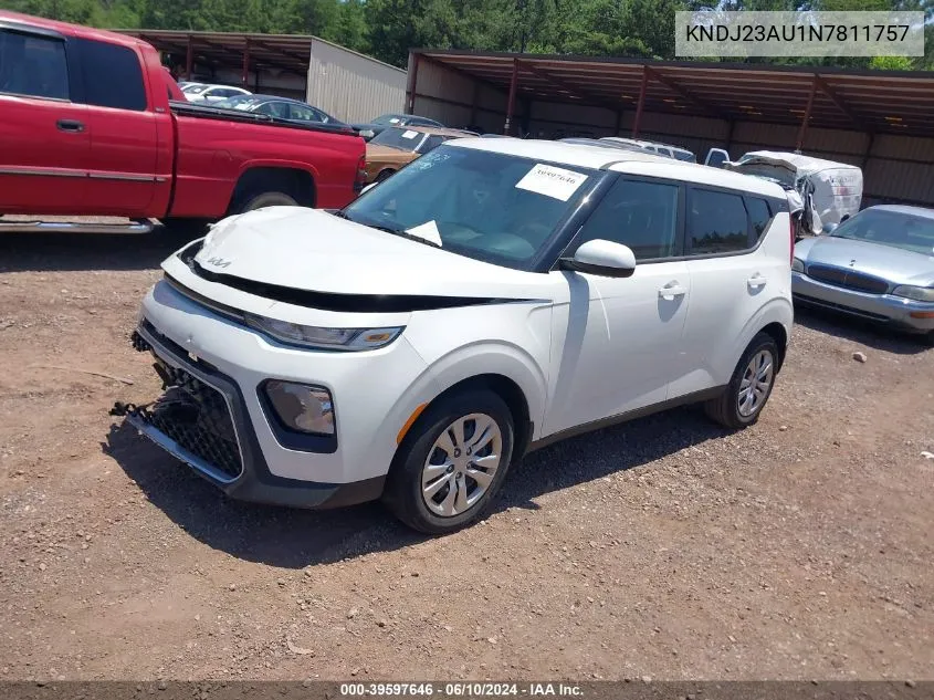 2022 Kia Soul Lx VIN: KNDJ23AU1N7811757 Lot: 39597646