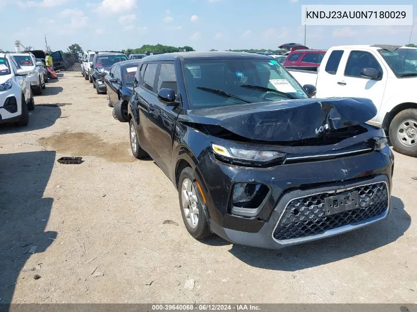 KNDJ23AU0N7180029 2022 Kia Soul S