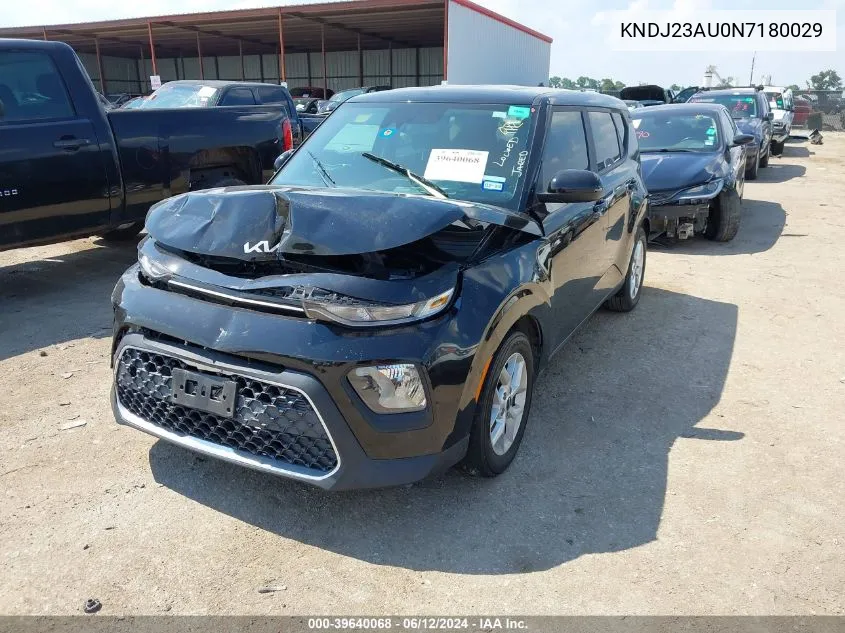 KNDJ23AU0N7180029 2022 Kia Soul S