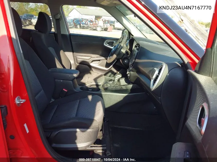 KNDJ23AU4N7167770 2022 Kia Soul Lx