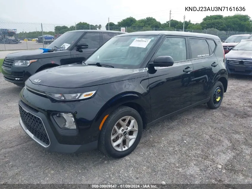 2022 Kia Soul Lx VIN: KNDJ23AU3N7161636 Lot: 39809547