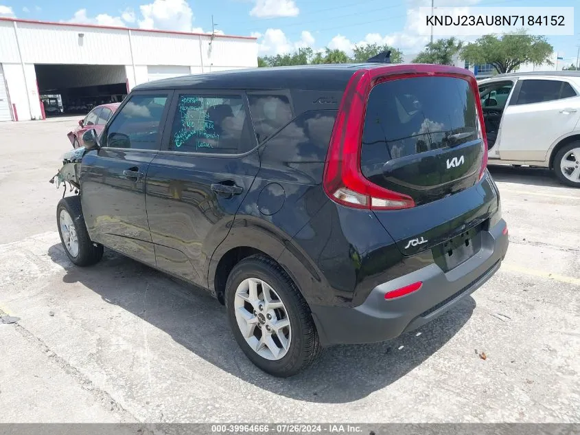 2022 Kia Soul Lx VIN: KNDJ23AU8N7184152 Lot: 39964666