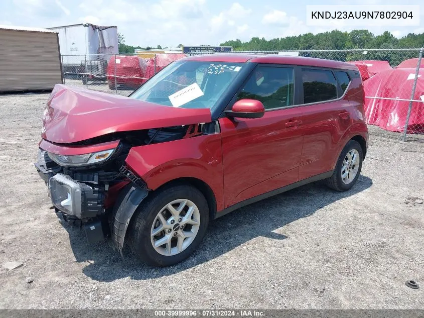 2022 Kia Soul Lx VIN: KNDJ23AU9N7802904 Lot: 39999996