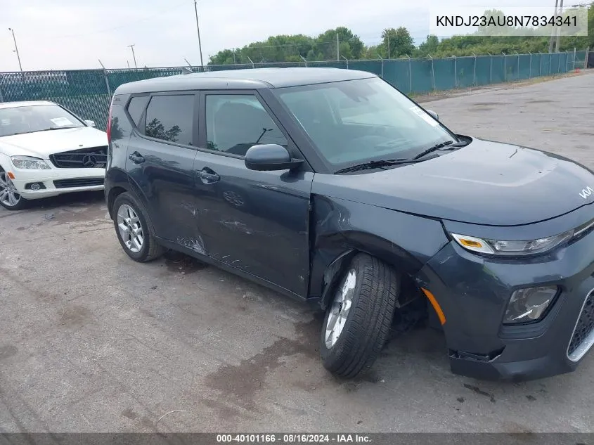 2022 Kia Soul Lx VIN: KNDJ23AU8N7834341 Lot: 40101166