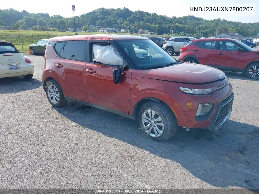 2022 Kia Soul Lx VIN: KNDJ23AUXN7800207 Lot: 40193813