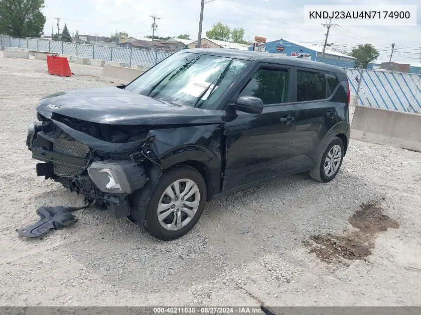 2022 Kia Soul Lx VIN: KNDJ23AU4N7174900 Lot: 40211035