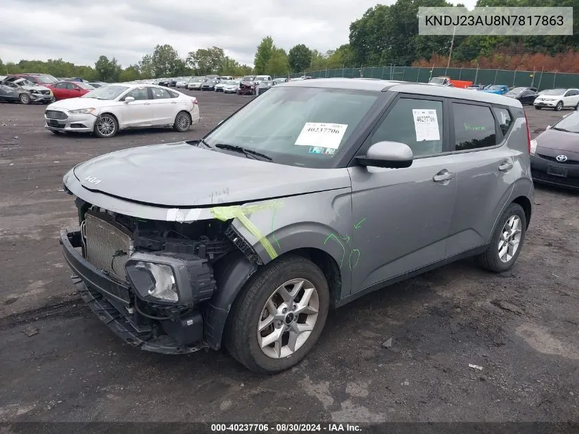 2022 Kia Soul Lx VIN: KNDJ23AU8N7817863 Lot: 40237706