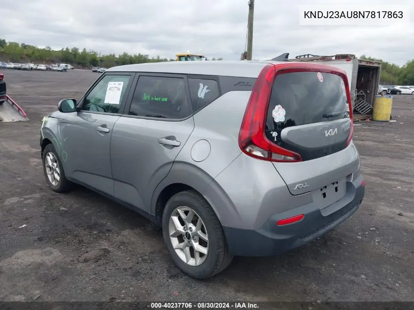 KNDJ23AU8N7817863 2022 Kia Soul Lx