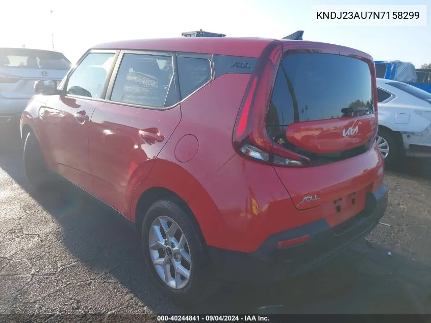 KNDJ23AU7N7158299 2022 Kia Soul Lx