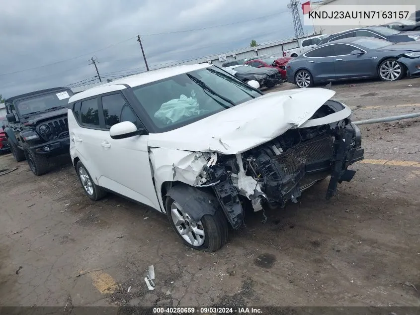 2022 Kia Soul Lx VIN: KNDJ23AU1N7163157 Lot: 40250659