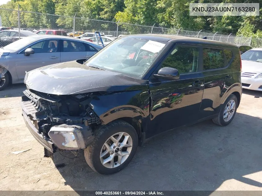 2022 Kia Soul Lx/X Line/S VIN: KNDJ23AU0N7163280 Lot: 40253661