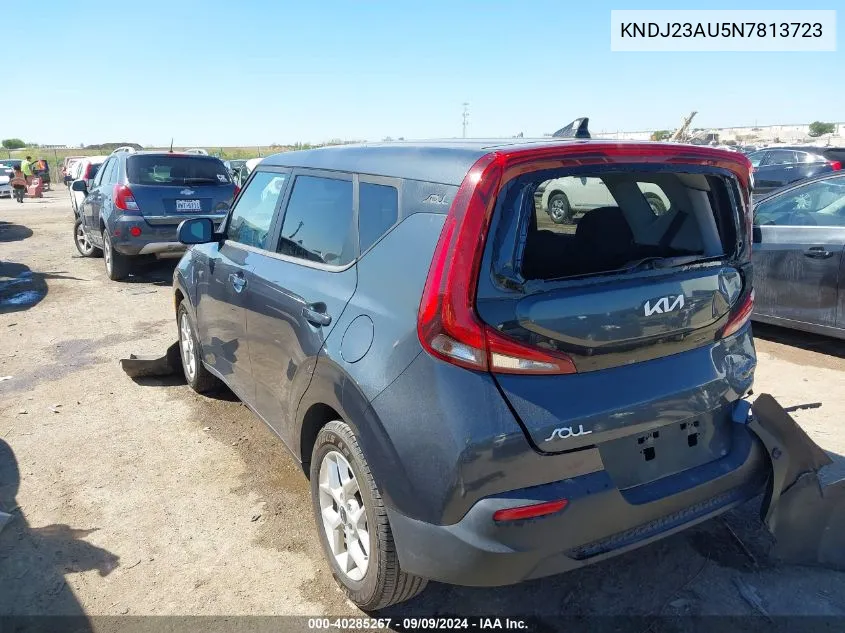 2022 Kia Soul Lx VIN: KNDJ23AU5N7813723 Lot: 40285267