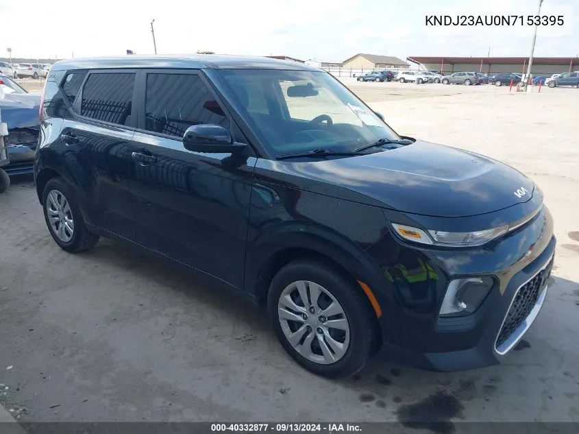 2022 Kia Soul Lx VIN: KNDJ23AU0N7153395 Lot: 40332877