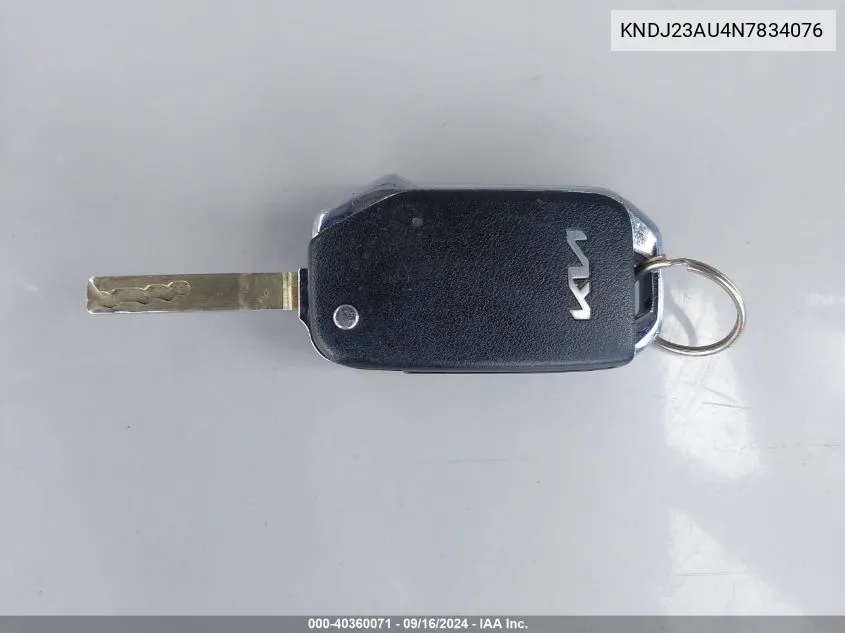 KNDJ23AU4N7834076 2022 Kia Soul Lx