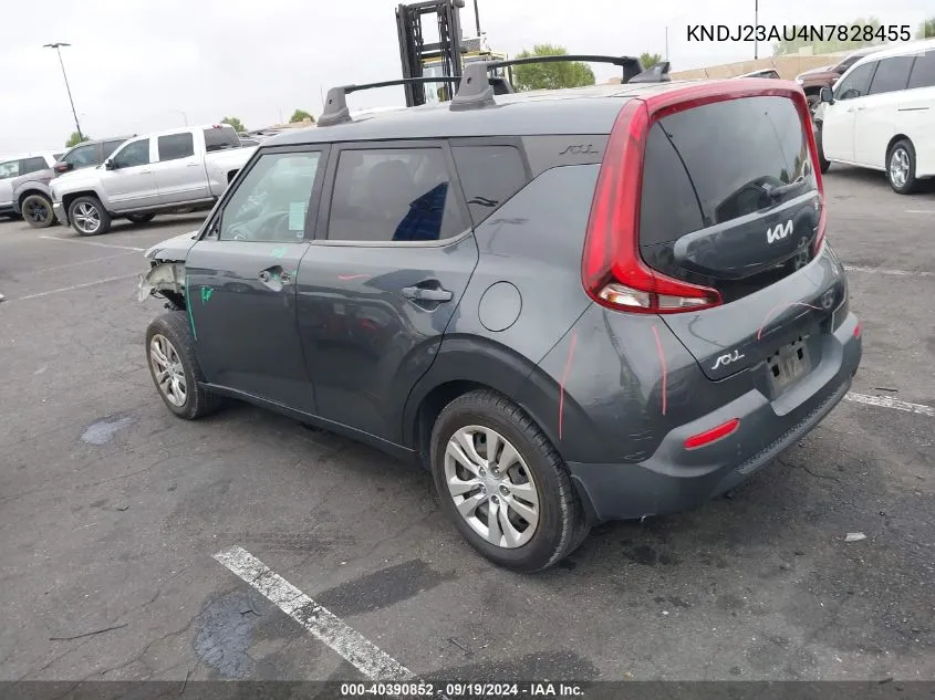 KNDJ23AU4N7828455 2022 Kia Soul Lx