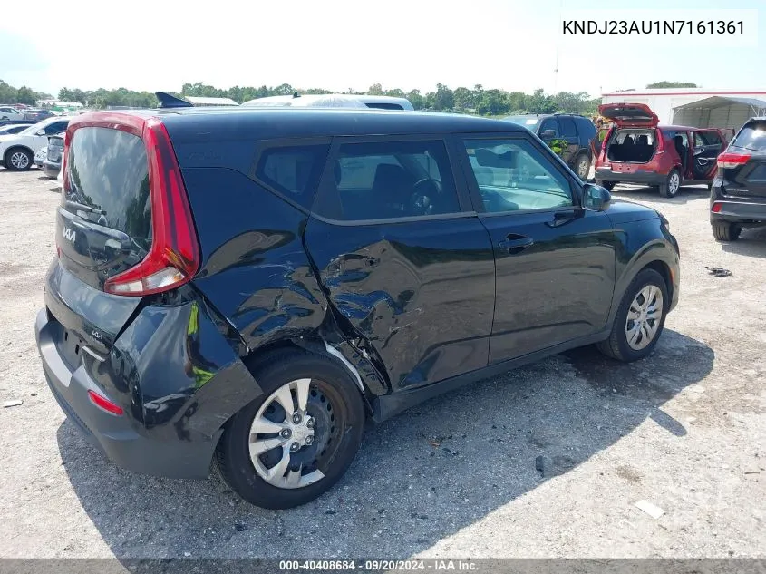 KNDJ23AU1N7161361 2022 Kia Soul Lx