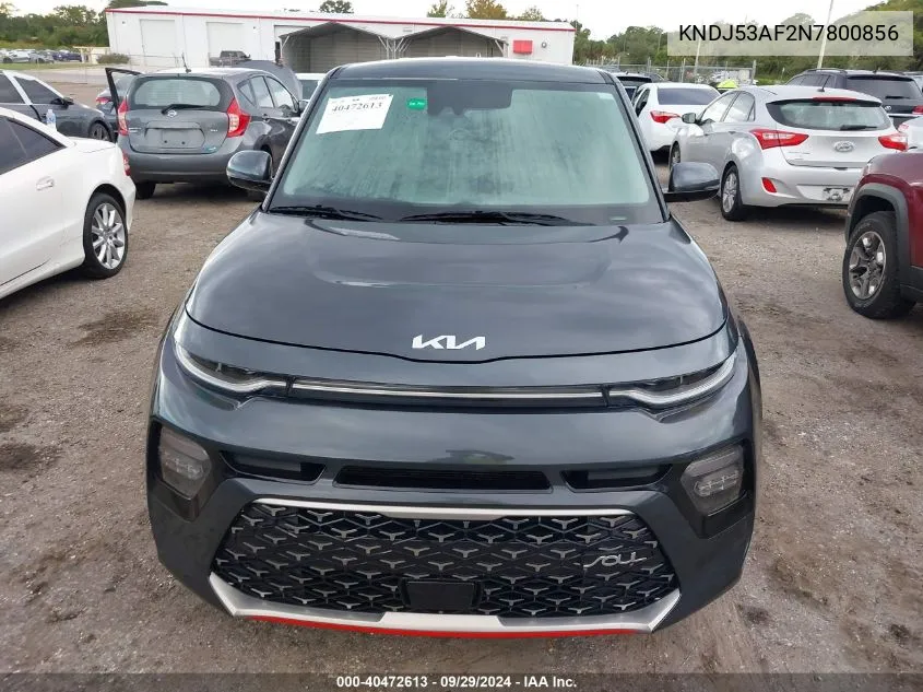 2022 Kia Soul Turbo VIN: KNDJ53AF2N7800856 Lot: 40472613