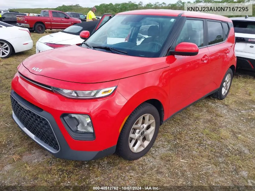 2022 Kia Soul Lx VIN: KNDJ23AU0N7167295 Lot: 40512762