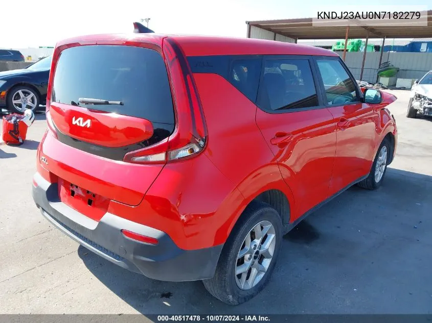 2022 Kia Soul Lx/X Line/S VIN: KNDJ23AU0N7182279 Lot: 40517478