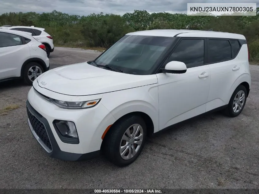 2022 Kia Soul Lx/X Line/S VIN: KNDJ23AUXN7800305 Lot: 40530584