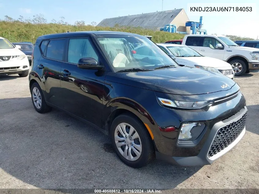 2022 Kia Soul Lx VIN: KNDJ23AU6N7184053 Lot: 40588612