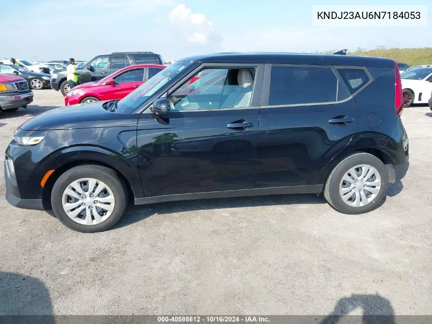 2022 Kia Soul Lx VIN: KNDJ23AU6N7184053 Lot: 40588612