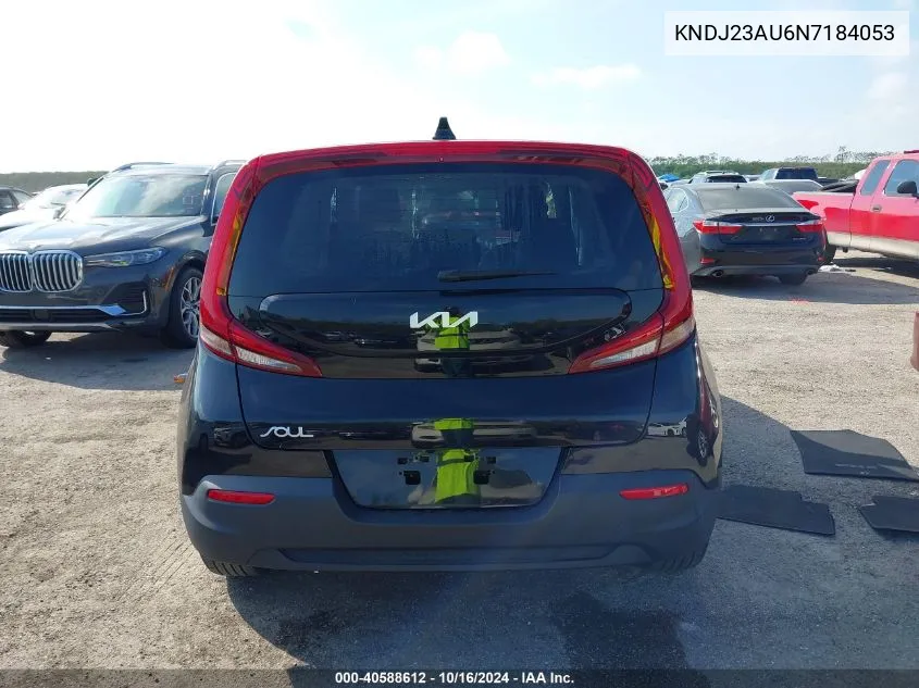 2022 Kia Soul Lx VIN: KNDJ23AU6N7184053 Lot: 40588612