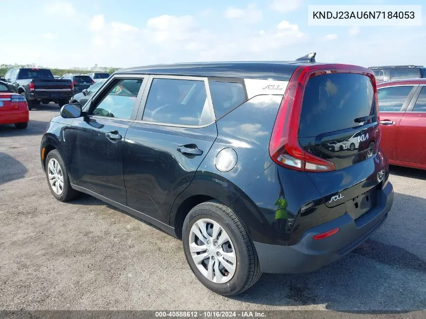 2022 Kia Soul Lx VIN: KNDJ23AU6N7184053 Lot: 40588612