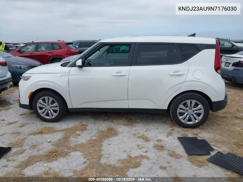 2022 Kia Soul Lx VIN: KNDJ23AU9N7176030 Lot: 40598069