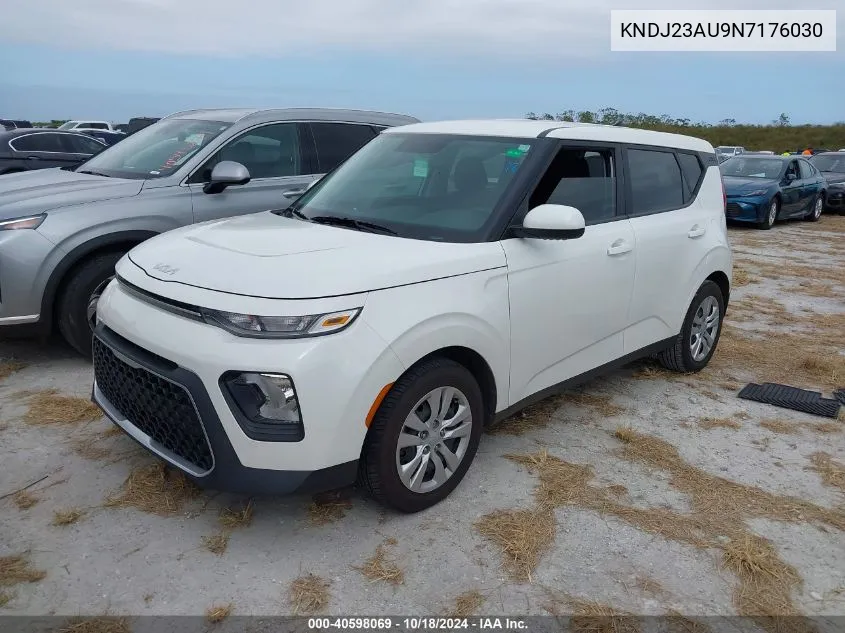 2022 Kia Soul Lx VIN: KNDJ23AU9N7176030 Lot: 40598069