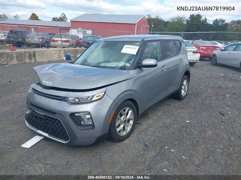 2022 Kia Soul Lx VIN: KNDJ23AU6N7819904 Lot: 40598152