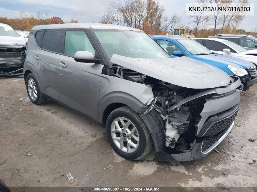 2022 Kia Soul Lx VIN: KNDJ23AU9N7816303 Lot: 40690307