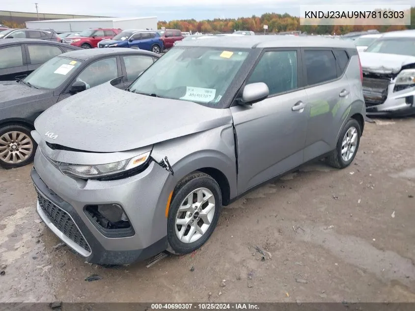 2022 Kia Soul Lx VIN: KNDJ23AU9N7816303 Lot: 40690307