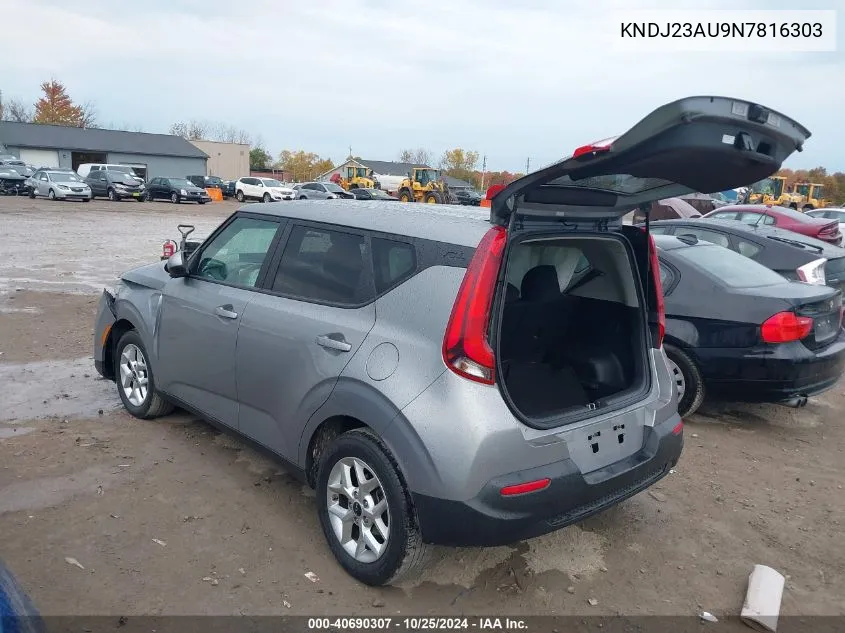 2022 Kia Soul Lx VIN: KNDJ23AU9N7816303 Lot: 40690307