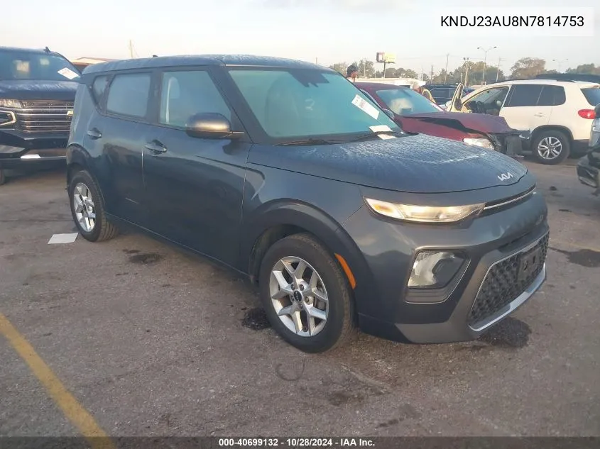 2022 Kia Soul Lx VIN: KNDJ23AU8N7814753 Lot: 40699132