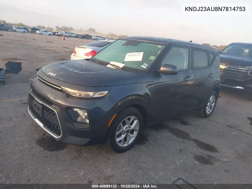 2022 Kia Soul Lx VIN: KNDJ23AU8N7814753 Lot: 40699132