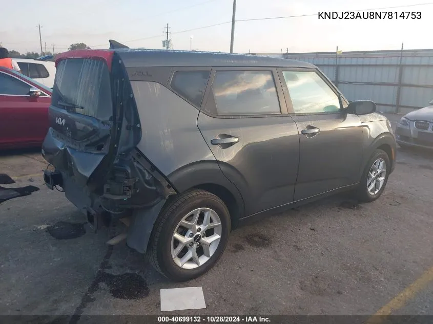 2022 Kia Soul Lx VIN: KNDJ23AU8N7814753 Lot: 40699132