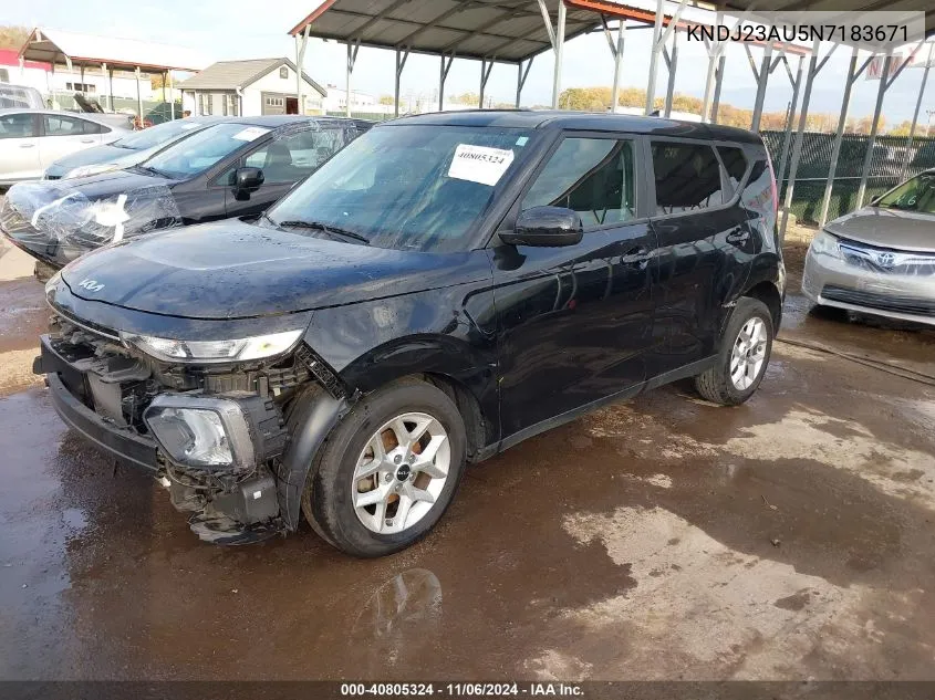 2022 Kia Soul Lx VIN: KNDJ23AU5N7183671 Lot: 40805324