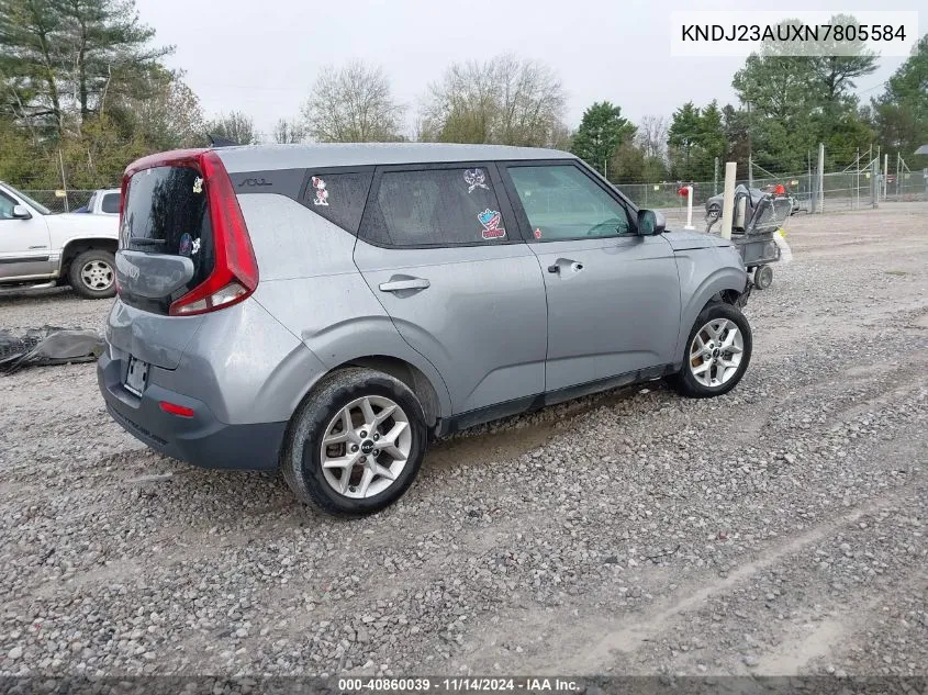 2022 Kia Soul Lx VIN: KNDJ23AUXN7805584 Lot: 40860039