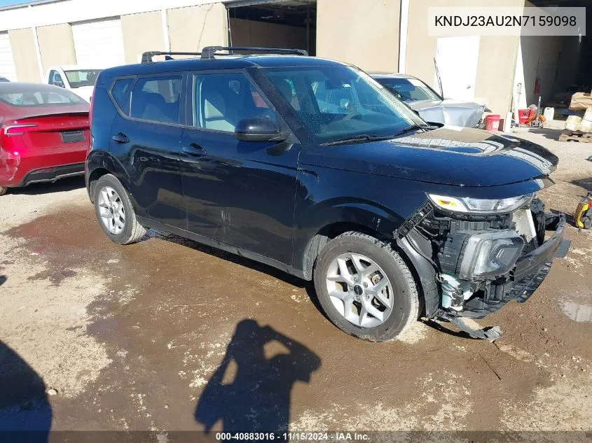 2022 Kia Soul Lx VIN: KNDJ23AU2N7159098 Lot: 40883016