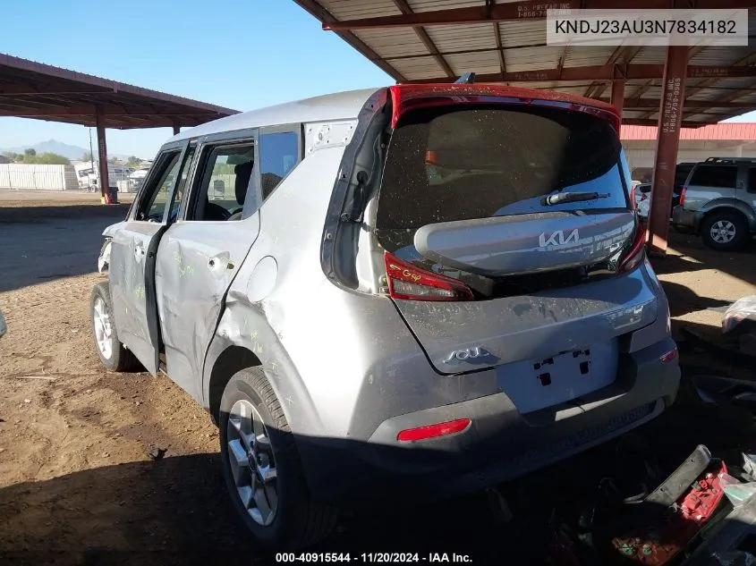 2022 Kia Soul Lx VIN: KNDJ23AU3N7834182 Lot: 40915544