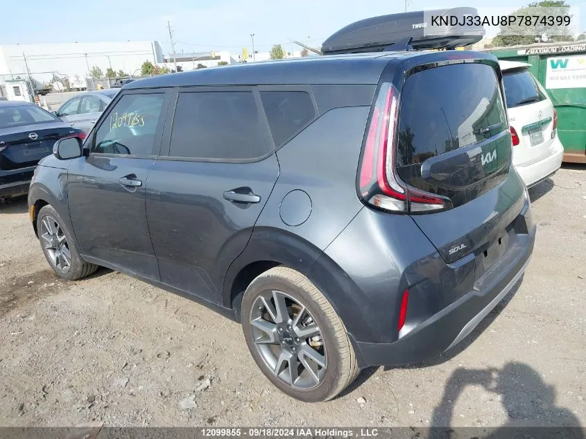 2023 Kia Soul VIN: KNDJ33AU8P7874399 Lot: 12099855