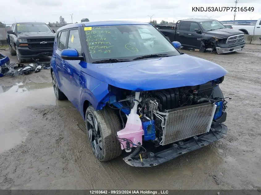 2023 Kia Soul VIN: KNDJ53AU7P7216549 Lot: 12103642