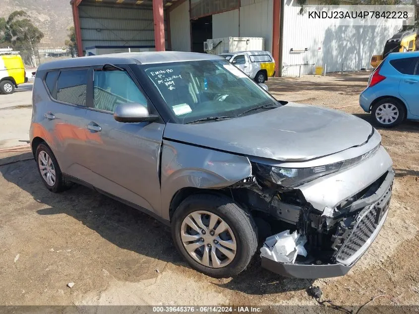 2023 Kia Soul Lx VIN: KNDJ23AU4P7842228 Lot: 39645376