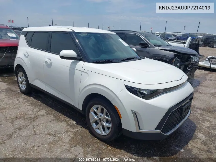 2023 Kia Soul Lx VIN: KNDJ23AU0P7214019 Lot: 39765041