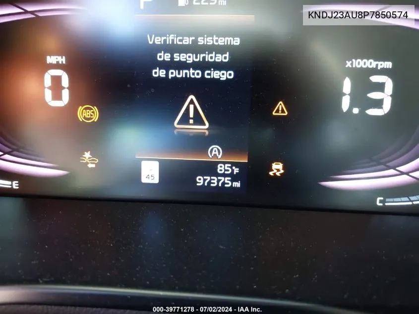 KNDJ23AU8P7850574 2023 Kia Soul S