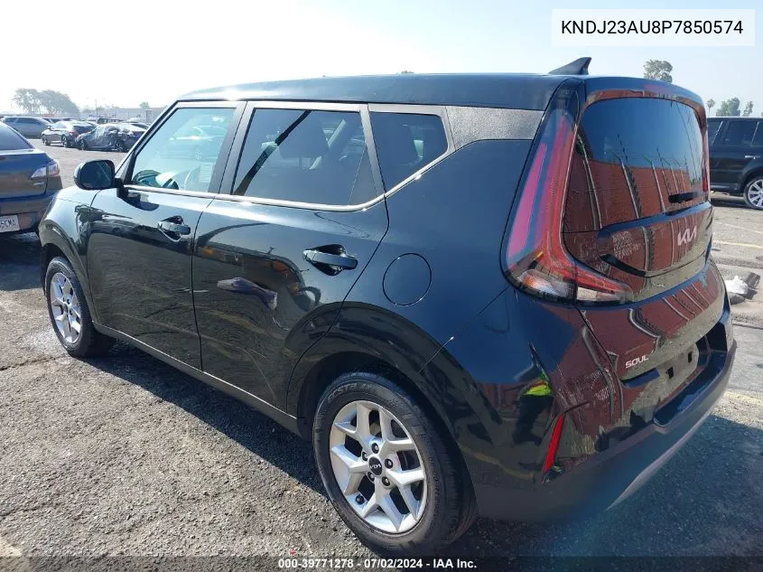 2023 Kia Soul S VIN: KNDJ23AU8P7850574 Lot: 39771278