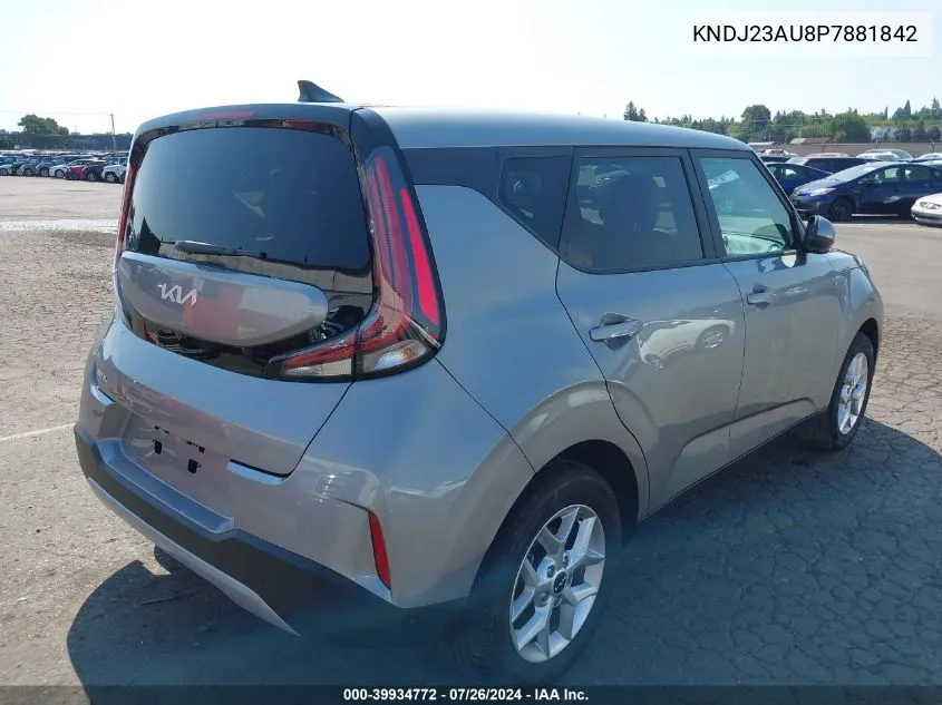 2023 Kia Soul Lx VIN: KNDJ23AU8P7881842 Lot: 39934772